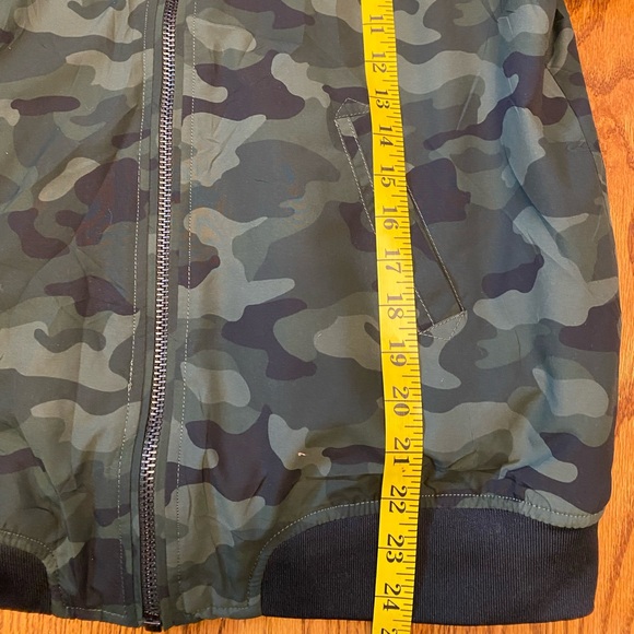 Ci Sono Sherpa line Camo Womens Bomber Jacket Size Medium - Picture 9 of 10